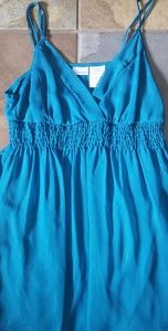 No Boundaries Turquoise Blue Sexy Top Sz L 11/13